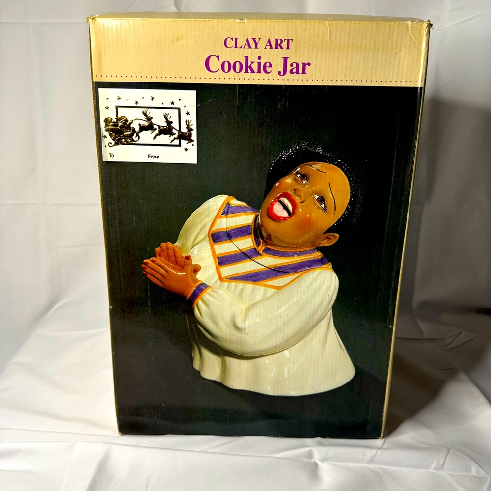 NIB- 1996 Clay Art Amazing Grace Cookie Jar
